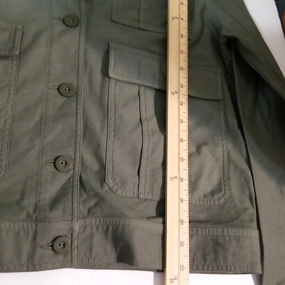 J Brand Tracy Utility Jacket Cotton - Picture 7 of 8